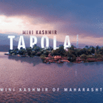 Tapola village near Mahabaleshwar overlooking Shivsagar Lake and Sahyadri hills